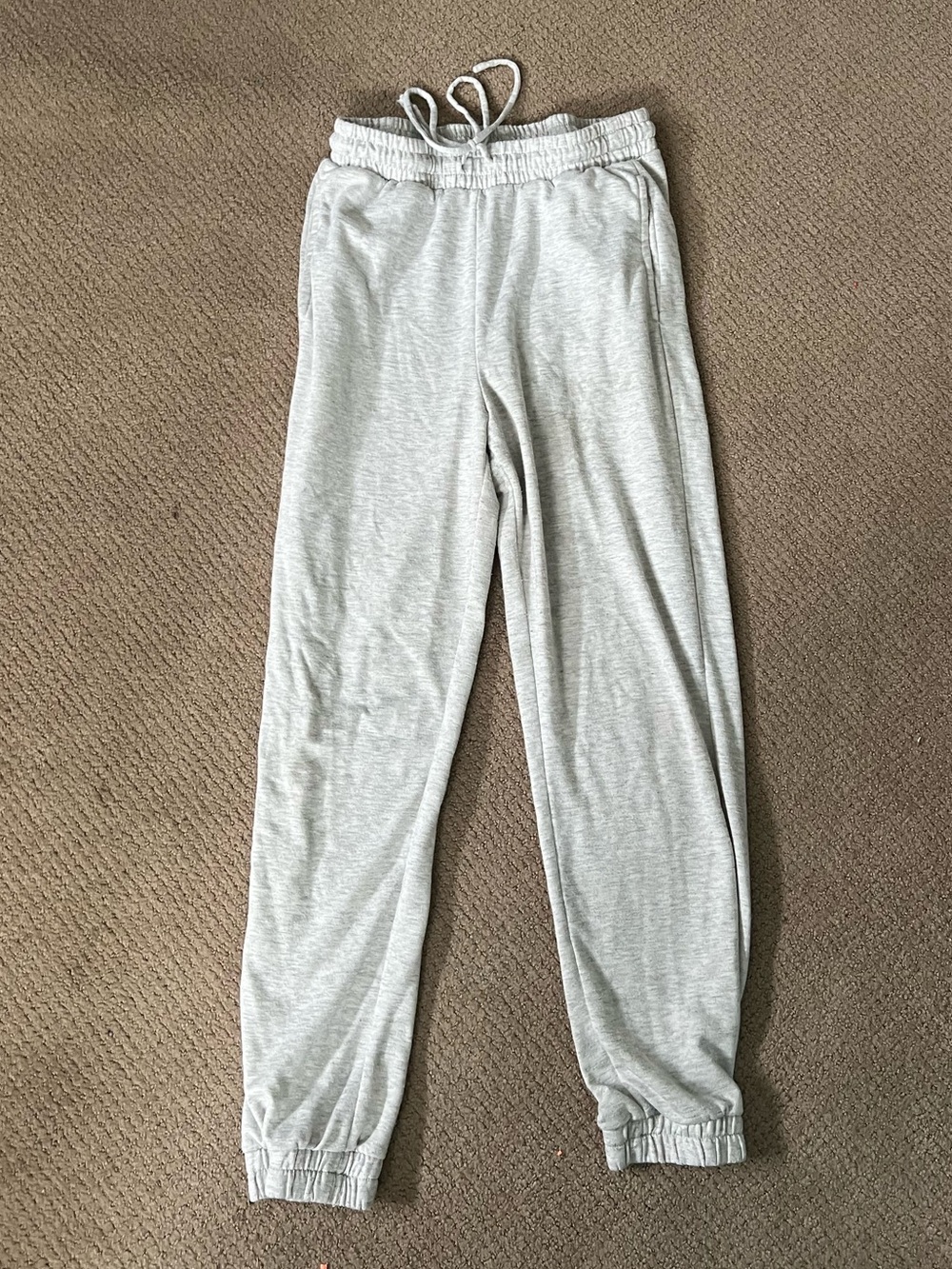 Philosophy Light Gray Kids Drawstring Joggers